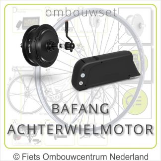 Ombouwset met Bafang Achterwielmotor Frameaccu Bafang overzicht 01