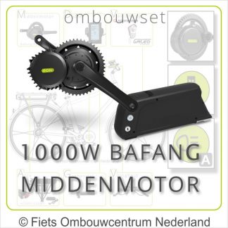 Ombouwset met 1000W Bafang Middenmotor Bafang BBSHD Frameaccu 01
