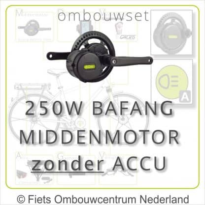 Ombouwset Middenmotor Bafang BBS01B 250W zonder accu 01